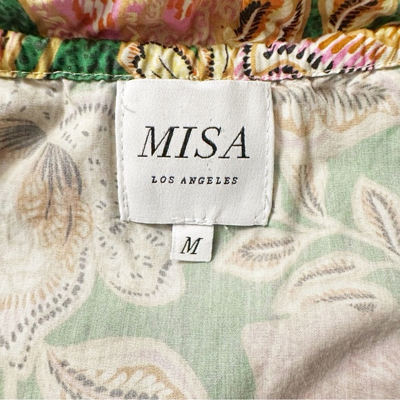 Misa Los Angeles Suparna Floral Blouse in Kelly Blossoms Size Medium - Picture 7 of 7